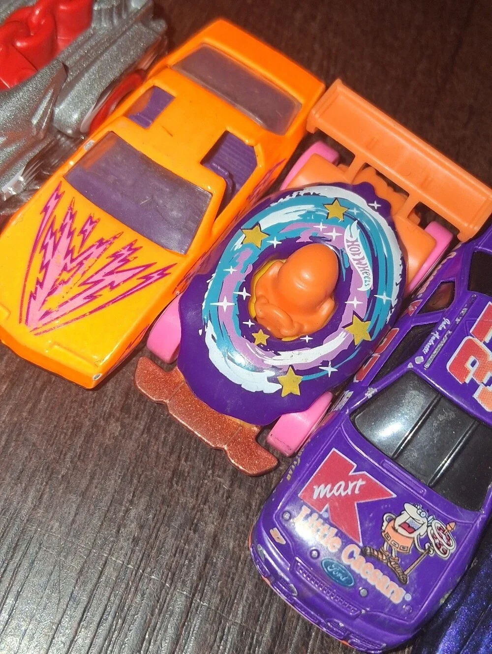 Assorted Kids Hot Wheels - Purple, Orange, Yellow, Blue
